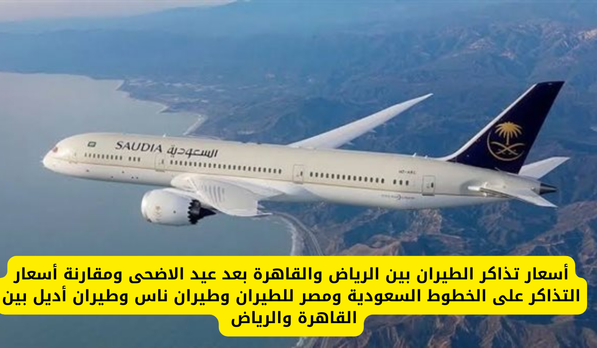 اسعار تذاكر الطيران بين الرياض والقاهرة